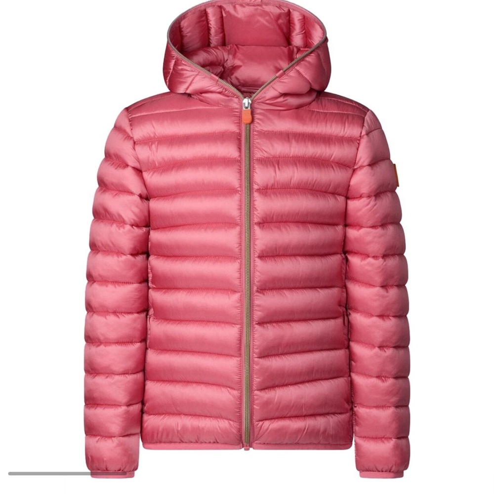 Save The Duck Iris Water Repellent Toddler Puff Jacket Size 2 Pink